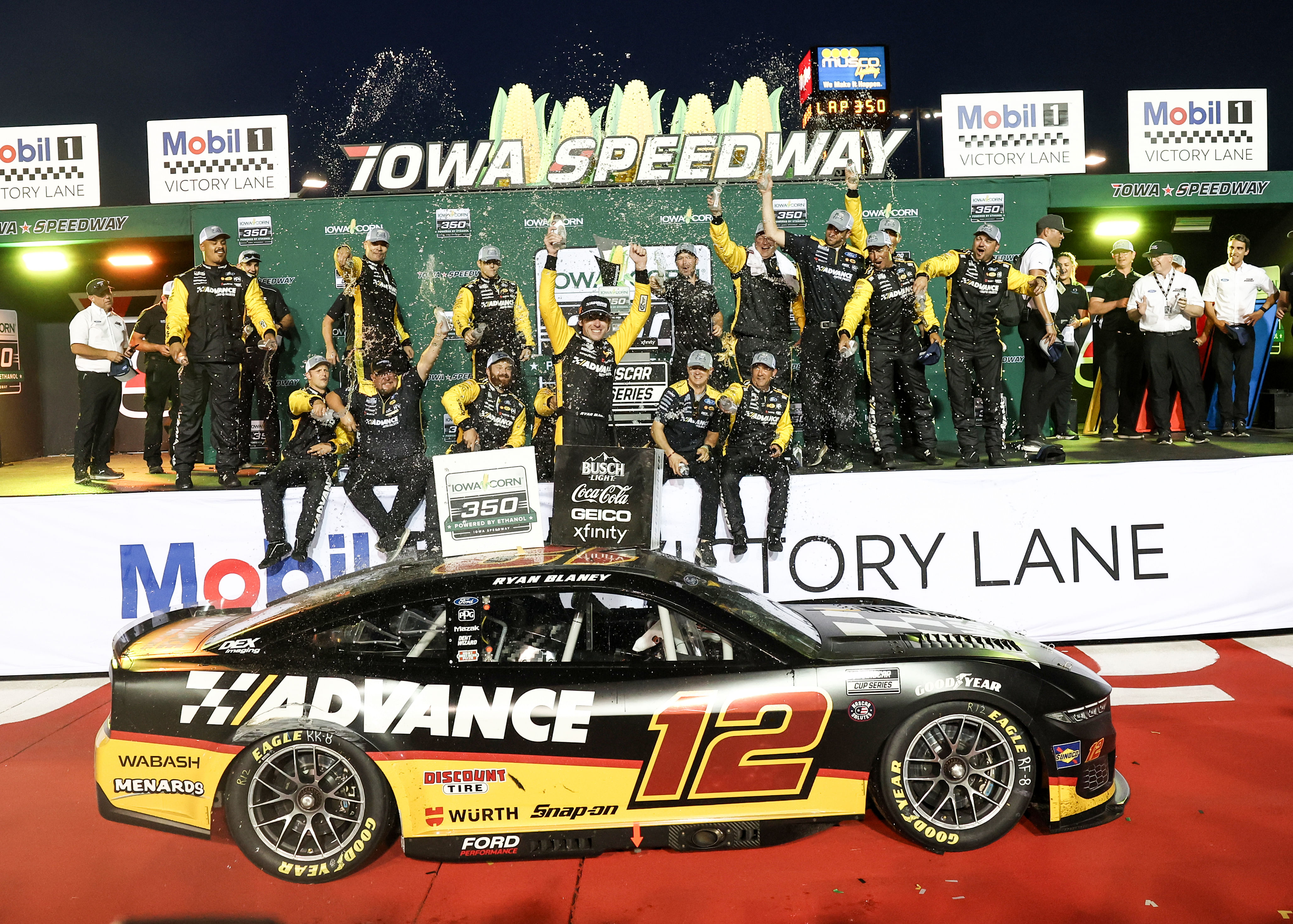 Ryan Blaney won the 2024 Iowa Corn 350 - Source: Imagn